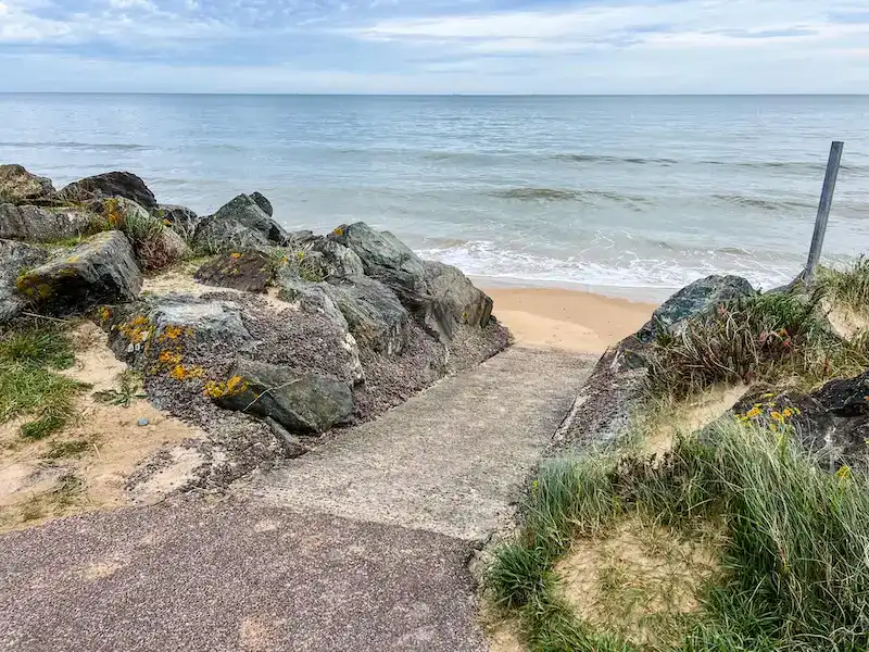 The beaches of the D-Day landings in Normandy