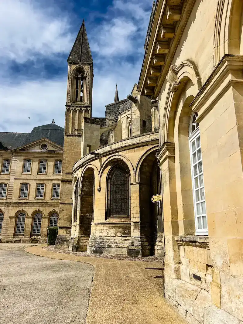Inside the Abbaye-aux-Hommes in Caen, Normany