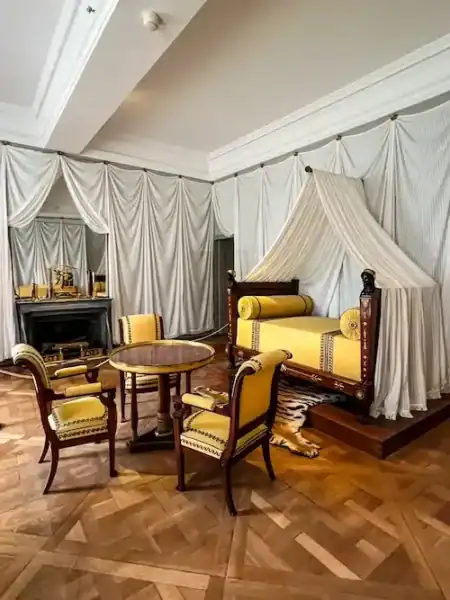 Inside the Château de Malmaison on a day trip from Paris