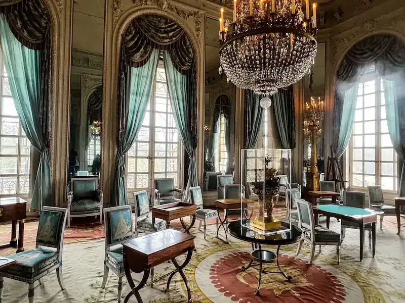 Inside Versailles on a day trip from Paris